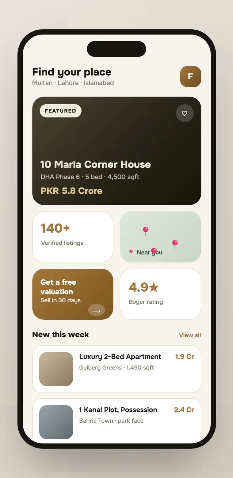 Meridian — Real estate concept design